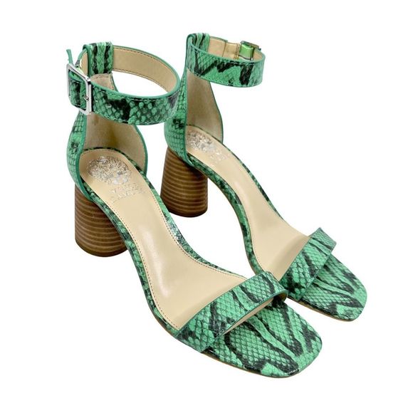 Vince Camuto Leather Two-Piece Heeled Sandals - Mejorla - Size 7.5 - Picture 4 of 10